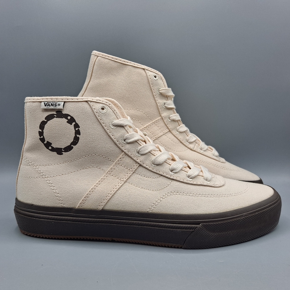 New Vans x Quasi Skateboards Gilbert Crockett High Decon Cream Canvas and Brown